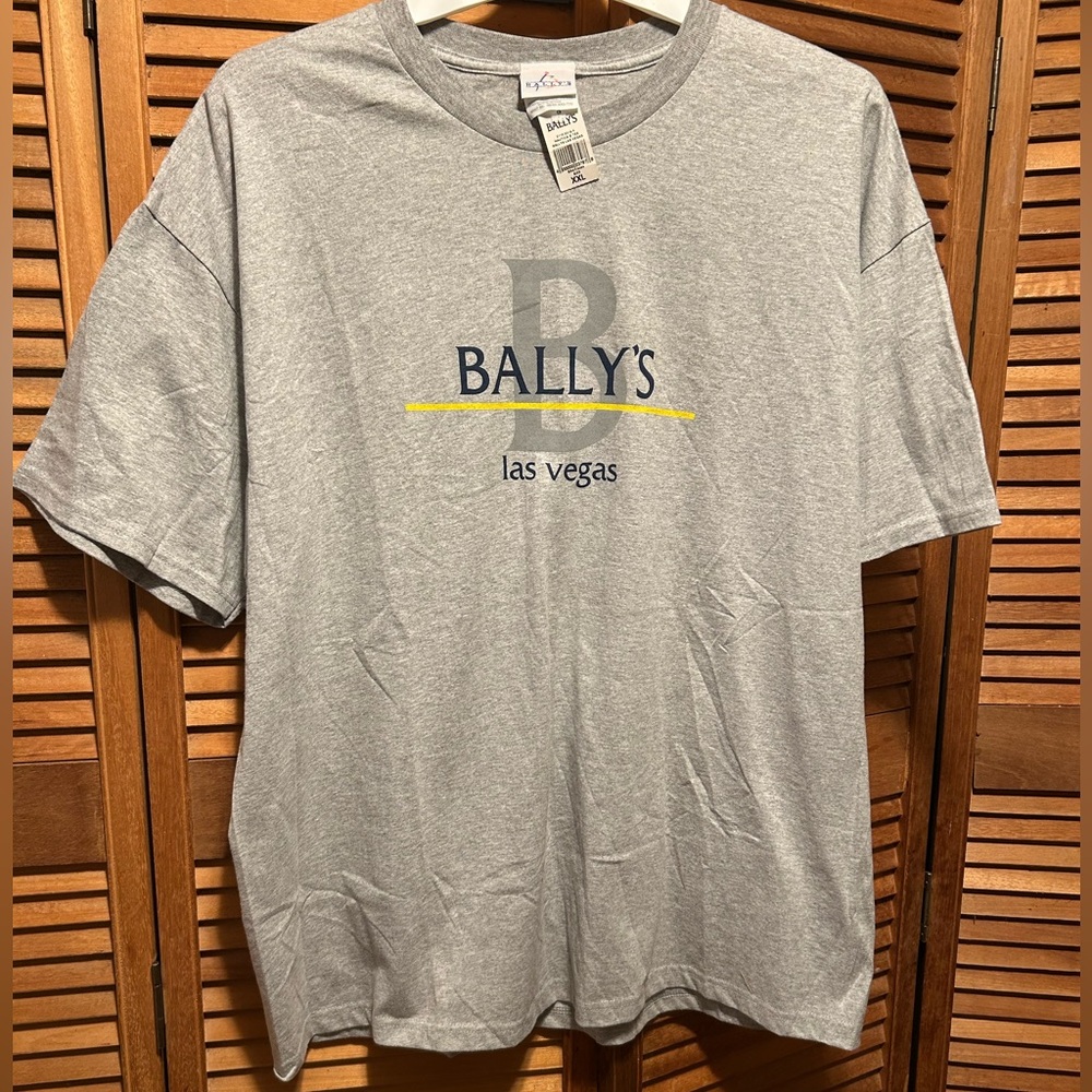 BALLY’S Las Vegas Gray Short Sleeve Tee Shirt
